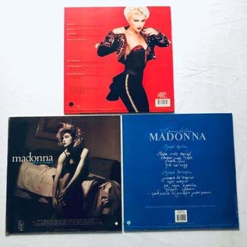 Madonna - 3 x Greek pressings - LP albums (meerdere items) -, Nieuw in verpakking