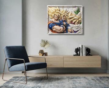 Makayhos - [Canvas] Z Fighters – Golden Kintsugi, Nieuw