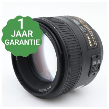 10% korting | Nikon AF-S 85mm f/1.8G | Tweedehands, Verzenden