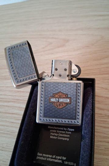 Zippo, Harley-Davidson - Zakaansteker - Staal (roestvrij), Nieuw