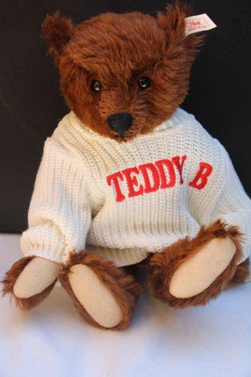 Steiff: Teddy B Teddybeer. 1998, EAN 670275 - Teddybeer -, Antiek en Kunst