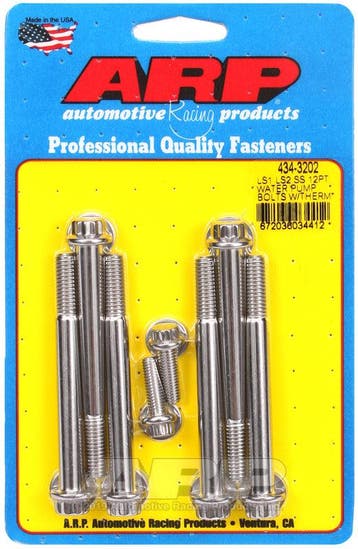 ARP LS1 LS2 SS 12pt Water Pump Bolts w/Thermostat Housing, Ophalen of Verzenden, Nieuw