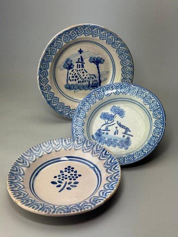 Schotel (3) - Majolica - Handbeschilderde decoratie