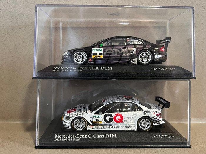 Minichamps 1:43 - Voiture miniature (2) - Lot of 2 x, Hobby & Loisirs créatifs, Voitures miniatures | 1:5 à 1:12