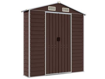 Veiling - VidaXL metalen muurkast bruin 40x191x198cm, Nieuw