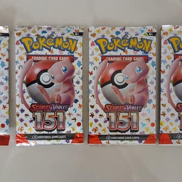 Pokémon - 4 Booster pack - 4x 151 English Booster pack -
