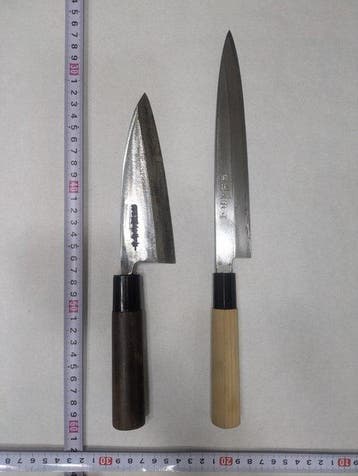 Keukenmes - Staal, Hout - Japan - Traditionele Japanse