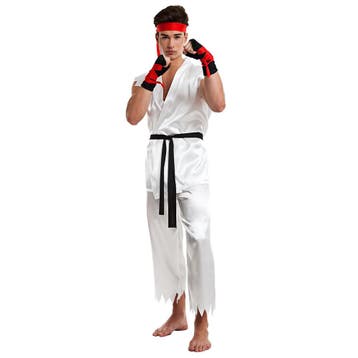 Ninja Kostuum Wit Heren, Verzenden, Nieuw