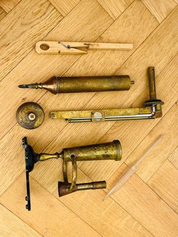 Ebulliometer - Verguld messing - 1970-1980 - Castore Bullio