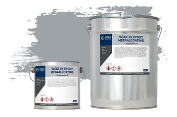 Wixx 2K Epoxy Metaalcoating RAL 7040 | Venstergrijs 10L, Verzenden, Nieuw