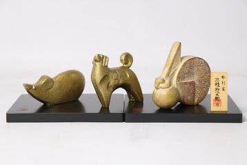 Brons - Saegusa Sotaro (1911-2006) - Set van drie