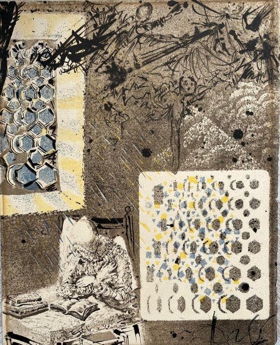 Salvador Dali (1904-1989) - Reverie de Don Quixote, Antiquités & Art, Antiquités | Autres Antiquités