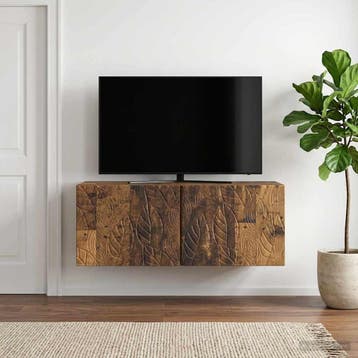vidaXL Wandmontage TV-kast 78,5 x 31 cm Oud hout Bewerkt, Verzenden, Nieuw