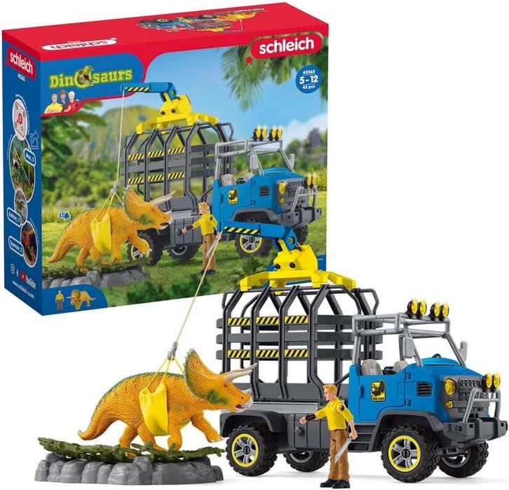 Schleich Dino Transport set - OP = OP, nu voor bodemprijs!, Enfants & Bébés, Jouets | Véhicules en jouets, Envoi