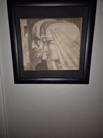 Jan Toorop (1858-1928) - Bezonkenheid Meditatie Vuur