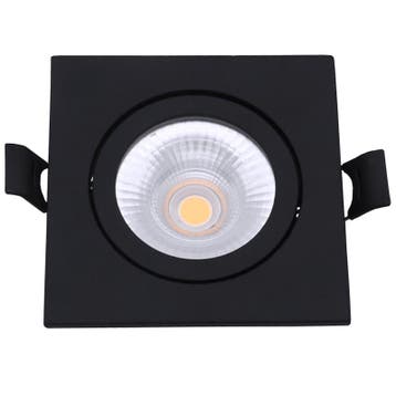 LED INBOUWSPOT | LAOM | SLIM-FIT | 6W | DIM | ZWART | CCT-S, Verzenden