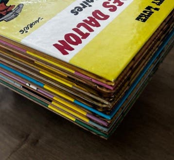 Lucky Luke - 9x C - 9 Album - Eerste druk - 1975/1986, Nieuw