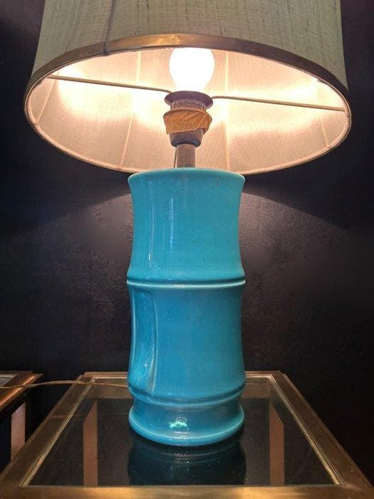 Tafellamp (2) - Geglazuurd keramiek, Antiek en Kunst, Curiosa en Brocante