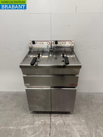 RVS Stilfer Dubbele Friteuse 2 x 9 liter 2 x 230V Horeca, Ophalen of Verzenden, Nieuw in verpakking