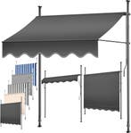Klemluifel - Balkon luifel - Verticale luifel - 400 cm - Ant, Verzenden, Nieuw