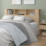 vidaXL Hoofdbordkast 200x18,5x104,5 cm sonoma eikenkleurig, Huis en Inrichting, Slaapkamer | Bedden, Verzenden, Nieuw
