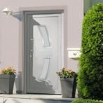 vidaXL Voordeur 98x208 cm wit, Doe-het-zelf en Bouw, Verzenden, Nieuw