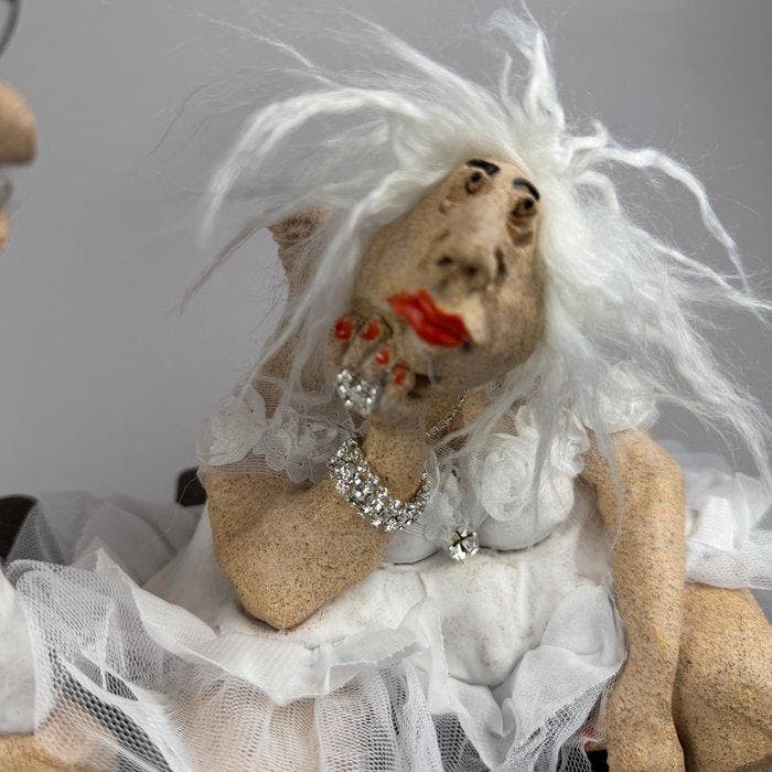 Anna Em - Wedding anniversary - hand made, Antiquités & Art, Art | Objets design