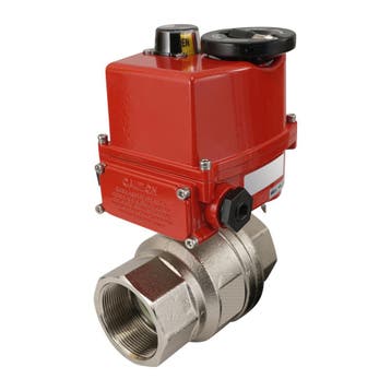 G 3/8 inch 2-Way brass Modulating Electric ball valve 24 V, Verzenden