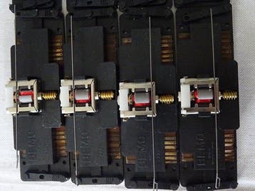 Bemo H0m - Modeltreinsporen (8) - 8 x Bemo, 4225, motorische