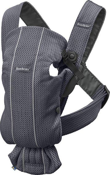 BabyBjorn Mini Antraciet | Tweede kansje | OP = OP, Kinderen en Baby's, Verzenden, Zo goed als nieuw, Draagzak