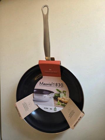 Mauviel - Braadpan - Mauviel 1830 Wok 28 cm - Staal,