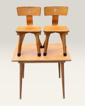 Schilte IJsselstein - Vintage Schoolmeubilair -