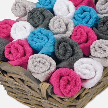 Gastendoekjes Fuchsia 30x50cm 100% Katoen - Treb ADH, Huis en Inrichting, Verzenden, Nieuw, Overige kleuren, Gastendoekje