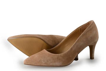Manfield Pumps in maat 37 Beige, Kleding | Dames, Pumps, Verzenden, Beige, Zo goed als nieuw
