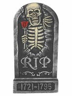 Halloween Grafsteen Tulp 65cm, Verzenden, Nieuw