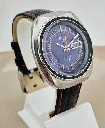 Seiko - Sans prix de réserve - 5 sports Blue Vintage - Homme