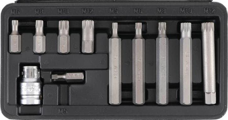 Bgs Technic Dopsleutel -veeltand bit, 11 delig set, Auto diversen, Autogereedschap, Verzenden