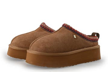 Nelson Pantoffels in maat 39 Cognac, Verzenden, Pantoffels of Sloffen