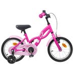 vidaXL Kinderfiets 14 Inch voor 3-5 jaar oud Donkerroze, Verzenden, Nieuw