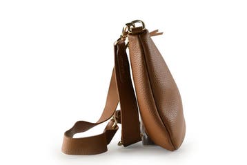 Crinkles Handtas Bruin, Handtassen en Accessoires, Verzenden, Zo goed als nieuw, Bruin