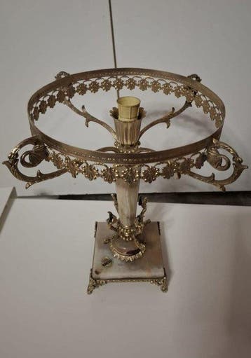 Lamp - Verguld brons, Antiek en Kunst, Curiosa en Brocante
