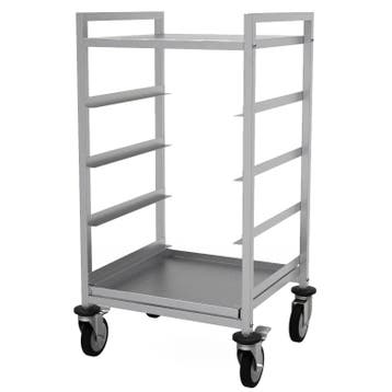 Vaatwaskorvenwagen | RVS | 4 Niveaus (500x500) + Bovenblad, Verzenden, Nieuw in verpakking