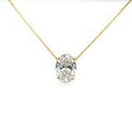 Halsketting - 14 karaat Geel goud - 6.06ct. tw. Diamant, Nieuw