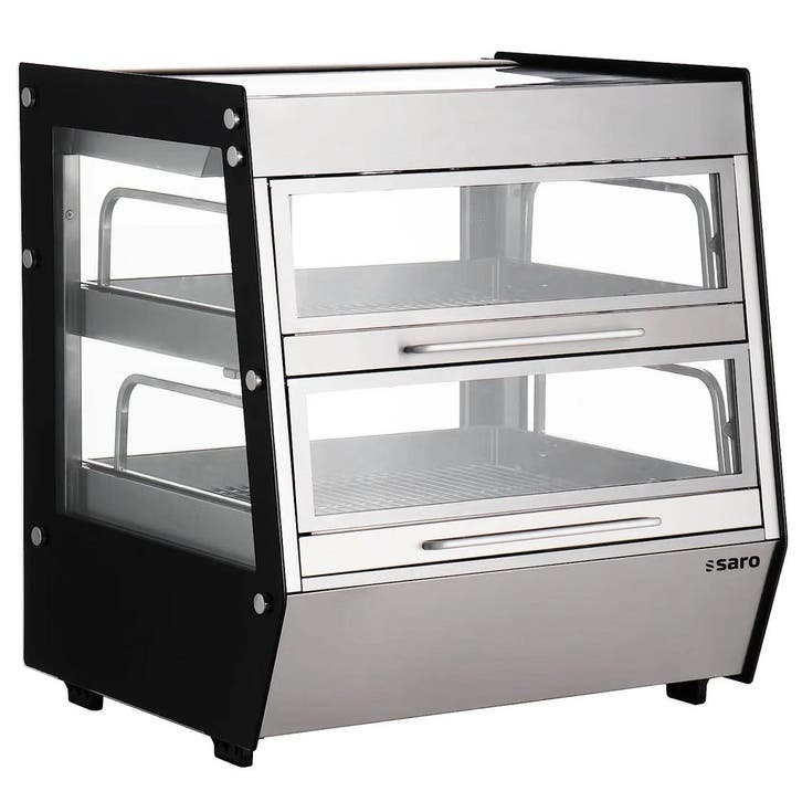 Koelvitrine | JULIAN | 168L | RVS/Zwart | +2°C/+10°C |, Articles professionnels, Horeca | Équipement de cuisine, Envoi