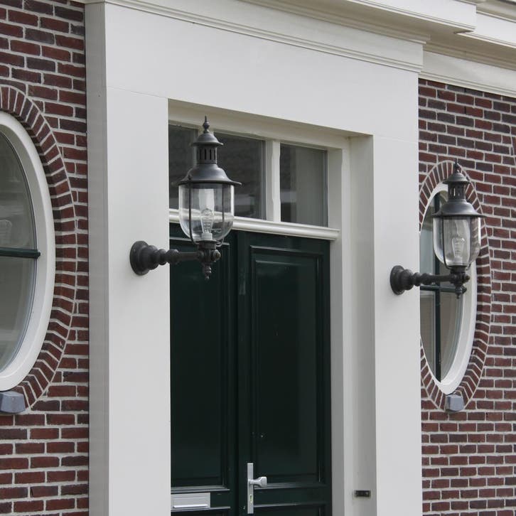 Buitenverlichting brons-koper Bronzen Buitenlamp Lindau Staa, Tuin en Terras, Buitenverlichting, Verzenden