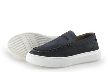 Manfield Instappers in maat 41 Blauw, Manfield, Overige typen, Gedragen, Verzenden