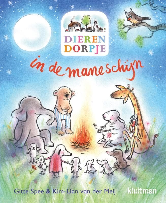 Dierendorpje in de maneschijn / Dierendorpje 9789020682489, Boeken, Kinderboeken | Baby's en Peuters, Zo goed als nieuw, Verzenden
