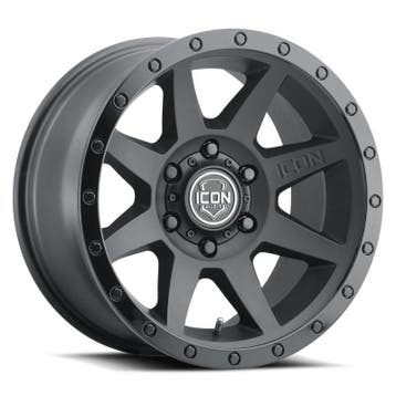 ICON Rebound 18x9 / 5x5in / -12mm / 4.5in BS Double Black, Ophalen of Verzenden, Nieuw