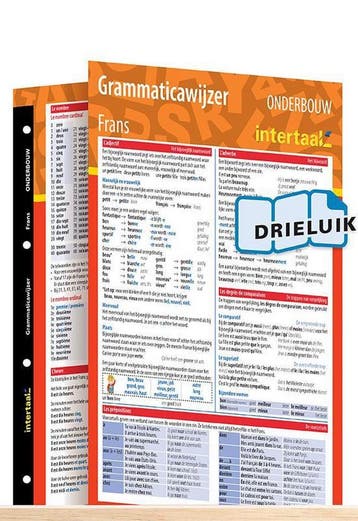 Grammaticawijzer Frans onderbouw uitklapkaart 9789462935686, Verzenden, Intertaal