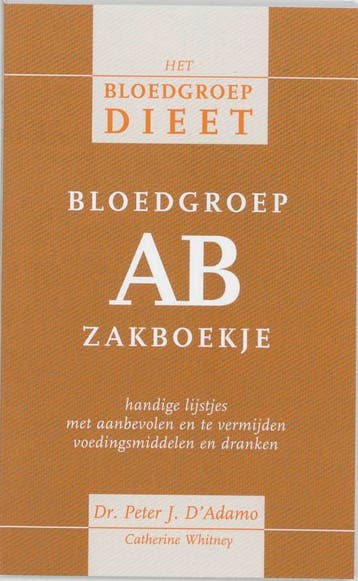 Bloedgroep AB zakboekje 9789032508883 P. DAdamo, Verzenden, Zo goed als nieuw, P. D'Adamo
